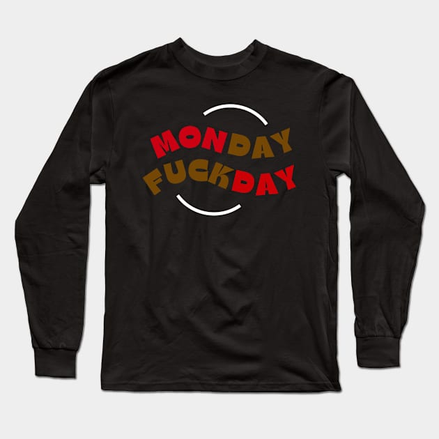 monday Long Sleeve T-Shirt by bahullah_art